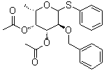 CAS # 183051-73-2, Phenyl 6-deoxy-2-O-(phenylmethyl)-1-thio-L-galactopyranoside diacetate