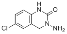 structure of CAS# 183054-18-4, 3-氨基-6-氯-3,4-二氢喹唑啉-2(1H)-酮
