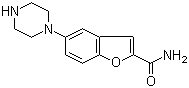 CAS 登录号：183288-46-2, 5-(哌嗪-1-基)苯并呋喃-2-甲酰胺