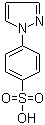 CAS # 18336-38-4, 1-(4-Benzenesulfonic acid)pyrazole