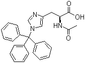 structure of CAS# 183498-47-7, N-Acetyl-N'-trityl-L-histidine