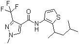 CAS 登录号：183675-82-3, 吡噻菌胺, (RS)-N-[2-(1,3-二甲基丁基)-3-噻酚基]-1-甲基-3-(三氟甲基)-1H-吡唑-4-甲酰胺