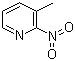 structure of CAS# 18368-73-5, 2-硝基-3-甲基吡啶