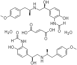 structure of CAS# 183814-30-4, 富马酸福莫特罗