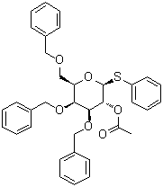 CAS # 183875-28-7, Phenyl 3,4,6-tris-O-(phenylmethyl)-1-thio-beta-D-galactopyranoside acetate