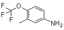 CAS # 183945-52-0, 3-Methyl-4-(trifluoromethoxy)aniline, 3-Methyl-4-(trifluoromethoxy)benzenamine