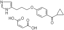 structure of CAS# 184025-19-2, Ciproxifan maleate