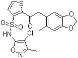 structure of CAS# 184036-34-8, 司他生坦