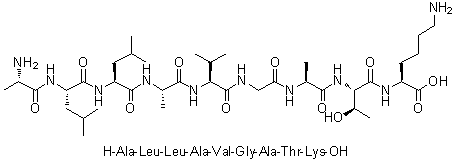 CAS 登录号：184297-65-2, L-丙氨酰-L-亮氨酰-L-亮氨酰-L-丙氨酰-L-缬氨酰甘氨酰-L-丙氨酰-L-苏氨酰-L-赖氨酸