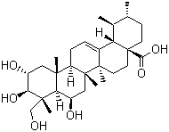 structure of CAS# 18449-41-7, Madecassic acid