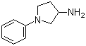 structure of CAS# 18471-41-5, 1-Phenylpyrrolidin-3-amine