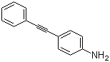 structure of CAS# 1849-25-8, 4-(Phenylethynyl)aniline