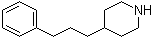 structure of CAS# 18495-82-4, 4-(3-Phenylpropyl)piperidine