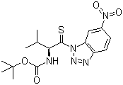CAS # 184951-88-0, [(1S)-2-Methyl-1-[(6-nitro-1H-benzotriazol-1-yl)thioxomethyl]propyl]carbamic acid tert-butyl ester