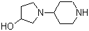 CAS # 184969-05-9, 1-(4-Piperidinyl)-3-pyrrolidinol