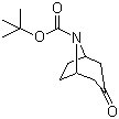 structure of CAS# 185099-67-6, N-叔丁氧羰基-去甲托品酮