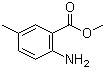 structure of CAS# 18595-16-9, Methyl 2-amino-5-methylbenzoate