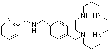 structure of CAS# 185991-24-6, N-[[4-(1,4,8,11-四氮杂环十四烷-1-基甲基)苯基]甲基]-2-吡啶甲胺