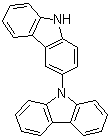 structure of CAS# 18628-07-4, 3,9'-Bicarbazole