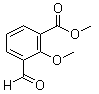 structure of CAS# 186312-96-9, 5-Formyl-6-methoxybenzoic acid methyl ester