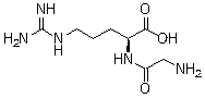 CAS # 18635-55-7, Glycyl-L-arginine, Glycylarginine, NSC 334212