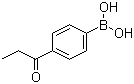 structure of CAS# 186498-36-2, 4-(丙酰基)苯硼酸