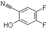 structure of CAS# 186590-36-3, 4,5-二氟-2-羟基苯甲腈