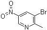 structure of CAS# 186593-42-0, 3-溴-2-甲基-5-硝基吡啶