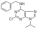 structure of CAS# 186692-41-1, 2-Chloro-6-benzylamino-9-isopropylpurine