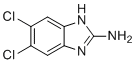 structure of CAS# 18672-03-2, 5,6-二氯-1H-苯并[d]咪唑-2-胺