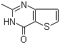 structure of CAS# 18678-13-2, 2-Methyl-thieno[3,2-d]pyrimidin-4(3H)-one