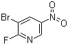 structure of CAS# 1868-58-2, 2-氟-3-溴-5-硝基吡啶