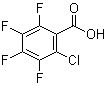 CAS # 1868-80-0, 2-Chloro-3,4,5,6-tetrafluorobenzoic acid, NSC 21632
