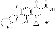 structure of CAS# 186826-86-8, 盐酸莫西沙星
