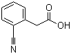 2-Cyanobenzeneacetic acid molecular structure (CAS 18698-99-2)