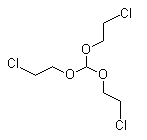 CAS # 18719-58-9, Tris(2-chloroethyl) orthoformate, 2-Chloroethyl orthoformate,  NSC 155335