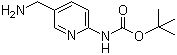 structure of CAS# 187237-37-2, 2-(Boc-amino)-5-(aminomethyl)pyridine