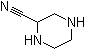 structure of CAS# 187589-36-2, 2-Piperazinecarbonitrile