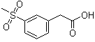 structure of CAS# 1877-64-1, 3-甲烷磺酰基苯乙酸