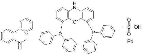 structure of CAS# 1878105-23-7, N-XantPhos Pd G4