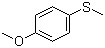 structure of CAS# 1879-16-9, 4-Methoxythioanisole