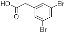structure of CAS# 188347-49-1, 3,5-Dibromophenylacetic acid