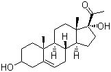 CAS # 1887-95-2, Pregn-5-ene-3alpha,17alpha-diol-20-one, (3alpha)-3,17-Dihydroxy-pregn-5-en-20-one