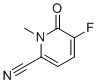 structure of CAS# 1887015-55-5, 5-Fluoro-1-methyl-6-oxo-1,6-dihydropyridine-2-carbonitrile