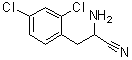 structure of CAS# 1889970-48-2, alpha-氨基-2,4-二氯-苯丙腈