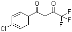 structure of CAS# 18931-60-7, 1-(4-氯苯基)-4,4,4-三氟丁烷-1,3-二酮