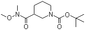 structure of CAS# 189442-78-2, 1-Boc-3-[methoxy(methyl)carbamoyl]piperidine