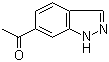 structure of CAS# 189559-85-1, 1-(1H-吲唑-6-基)乙酮