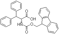 structure of CAS# 189937-46-0, Fmoc-D-3,3-二苯基丙氨酸