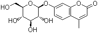 structure of CAS# 18997-57-4, 4-甲基香豆素-beta-D-吡喃葡萄糖苷